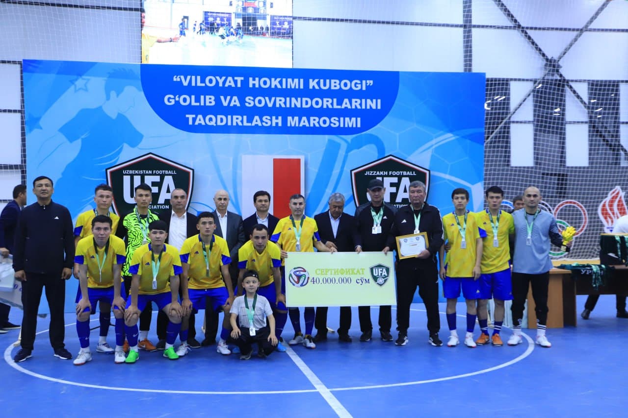 Jizzax viloyati hokimi kubogi va 2-liga finalida Do‘stlik tumani jamoasi 2-o‘rinni egalladi