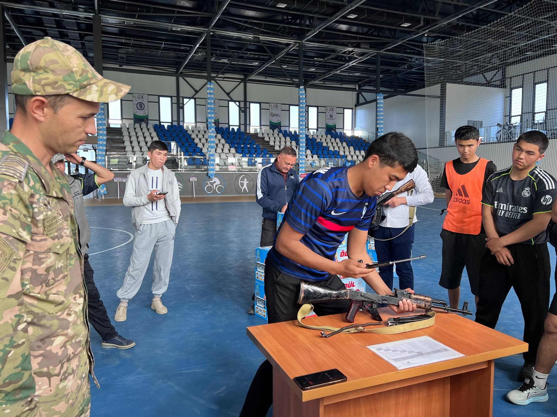 “Шижоат ва ғайрат” ҳарбий-спорт мусобақасининг туман босқичи юқори савияда ташкил этилди