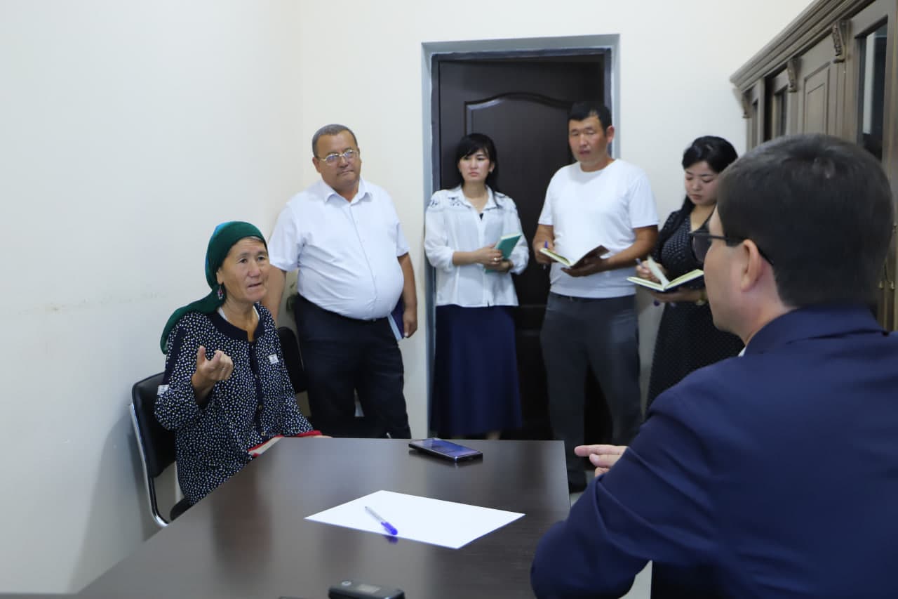 Tuman hokimining navbatdagi fuqarolar qabuli o‘tkazildi