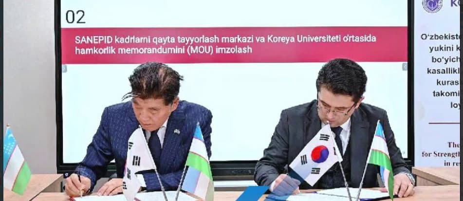 OʻZARO HAMKORLIK MEMORANDUMI IMZOLANDI