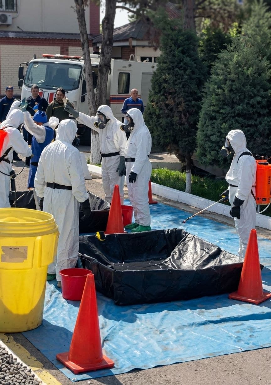 CHUQURSOYDA MAXSUS-TAKTIK O‘QUV MASHG‘ULOTI O‘TKAZILDI