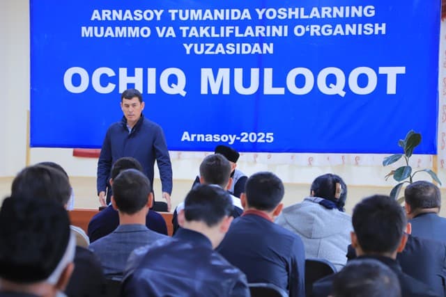 Yoshlar bilan ochiq muloqot – kelajak uchun muhim qadam