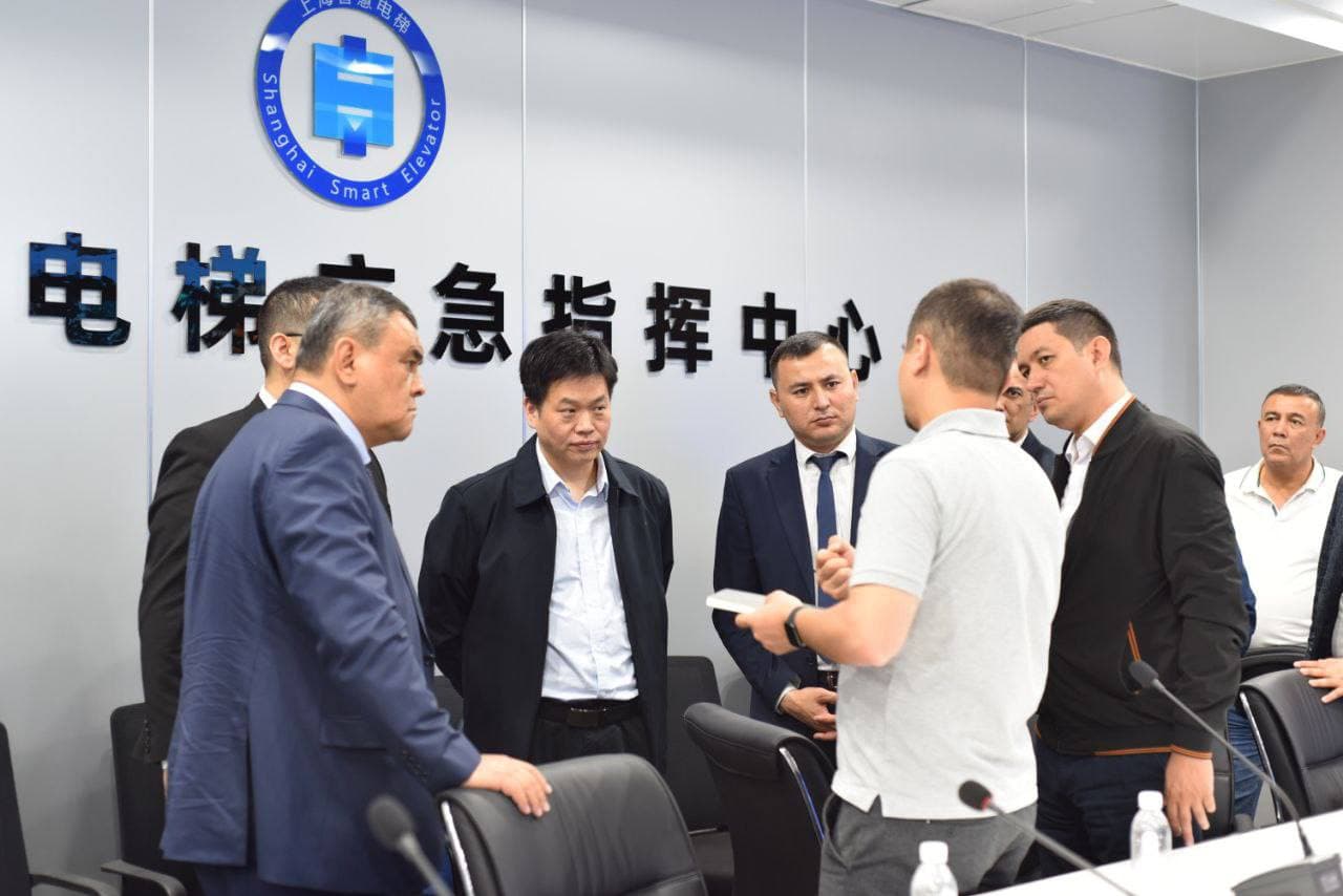 Vazirlik soha mutaxassislari Xitoy davlatida boʼlib lift xafsizligini taʼminlash tajribasi bilan tanishmoqdalar