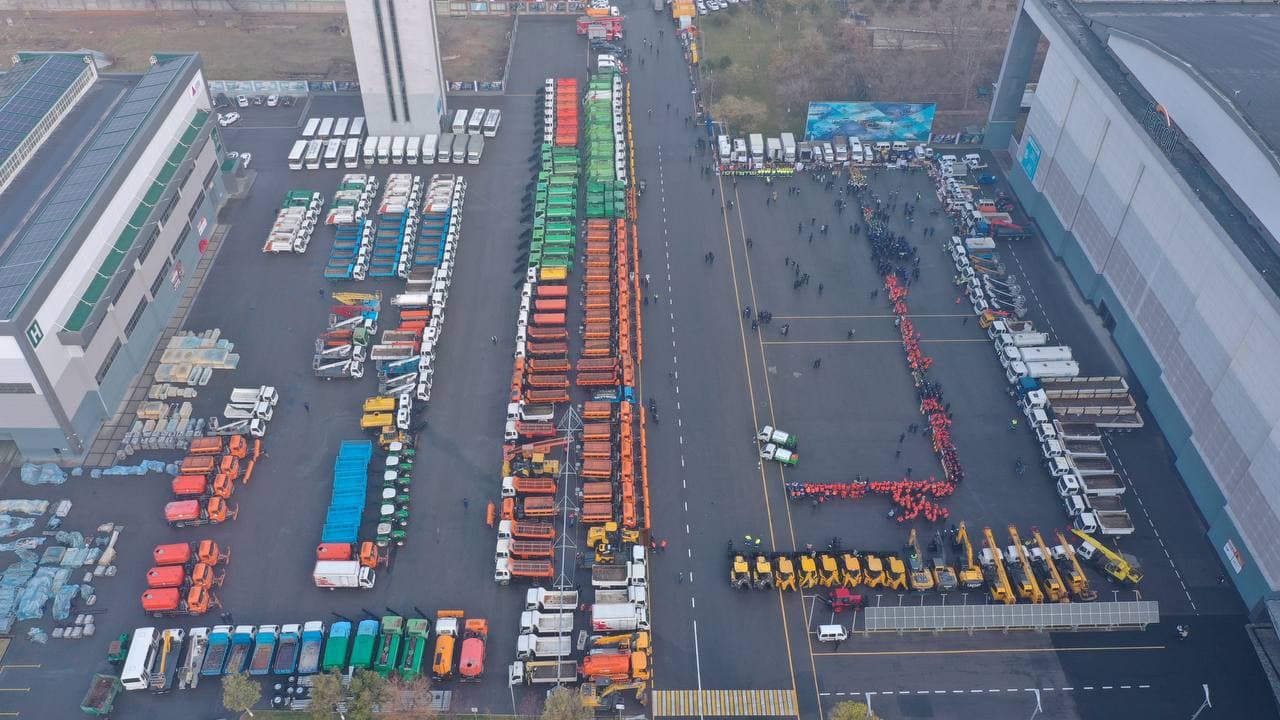 Qish mavsumiga tayyorgarlik: maxsus texnikalar ko‘rikdan o‘tkazildi