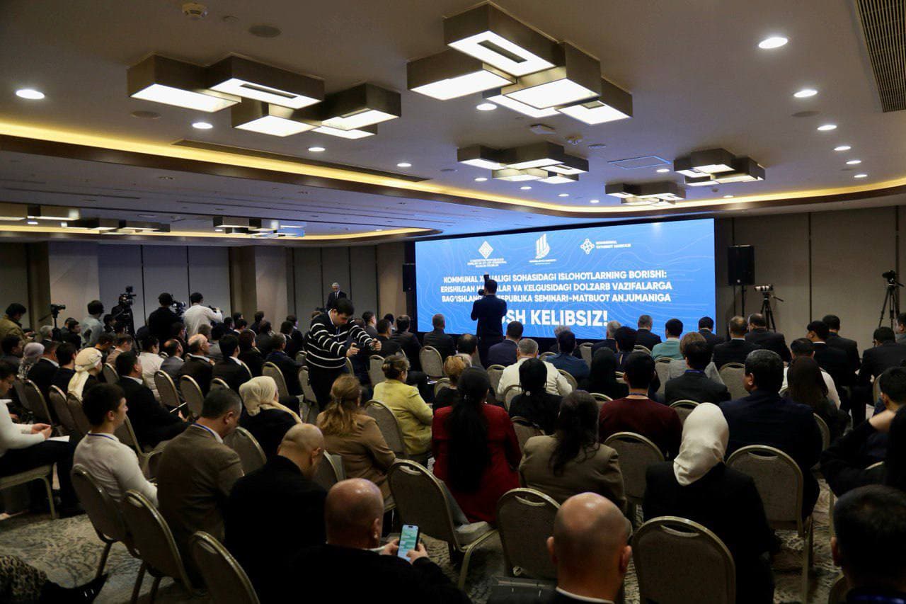 Kommunal xoʻjaligi mavzusida Respublika seminari