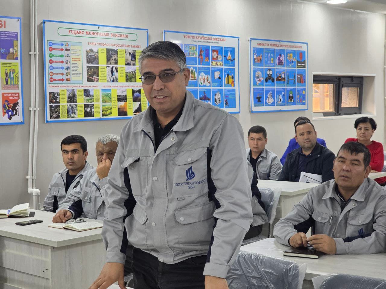 Navoiy viloyati "Issiqlik ta'minoti" MCHJda seminar-trening hamda profilaktik tadbir o'tkazildi