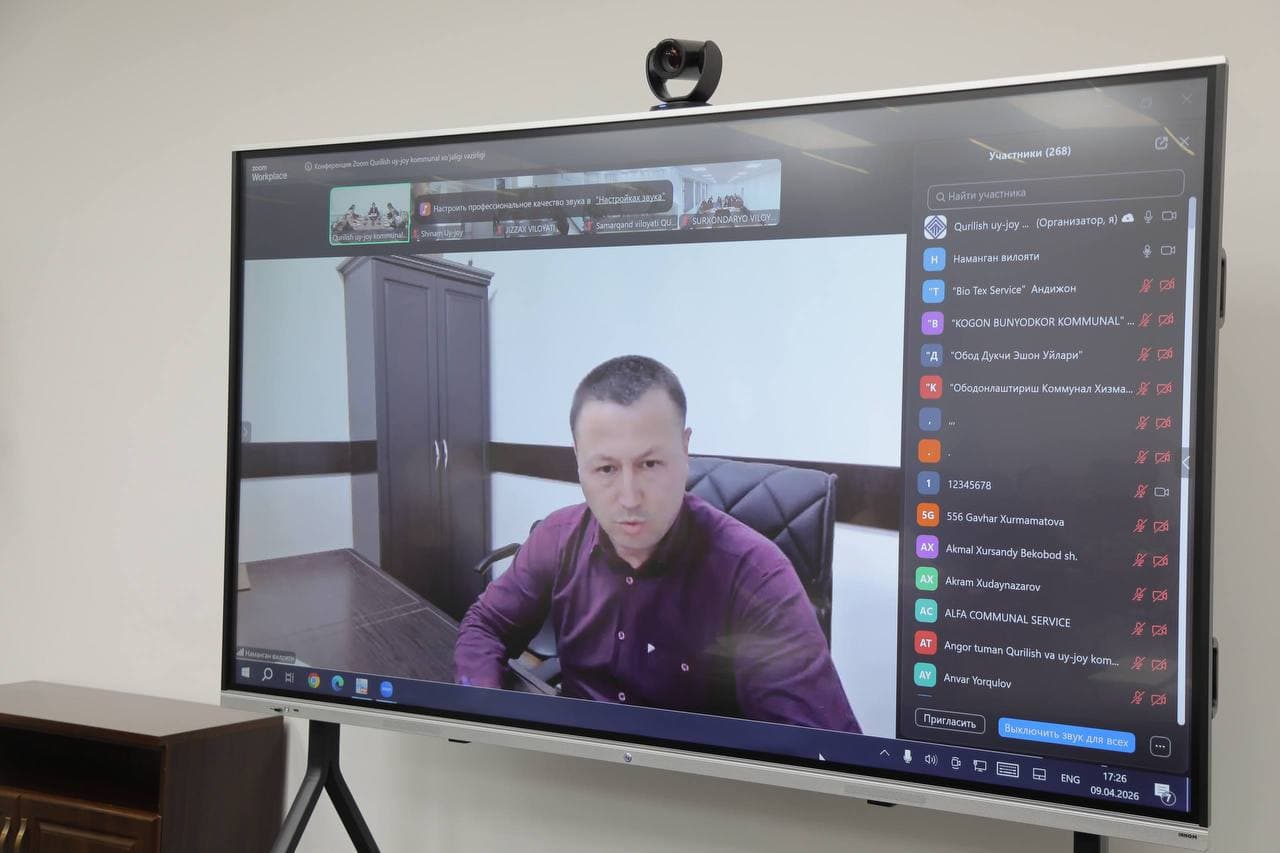 Respublikada uy-joylarga xizmat ko’rsatish sohasida amalga oshirilayotgan ishlar yuzasidan tanqidiy yig‘ilish o’tkazildi