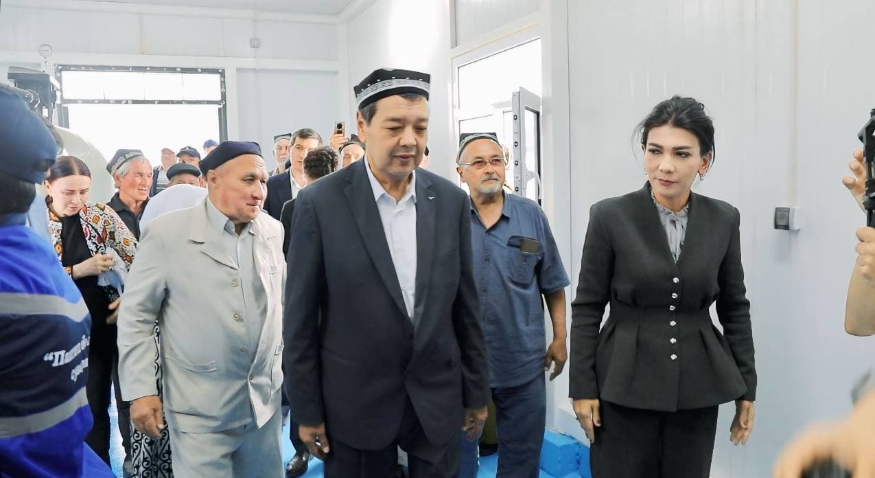 Ichimlik suvi ta’minoti obyektlarini foydalanishga topshirishga bag‘ishlangan tadbir davom etmoqda