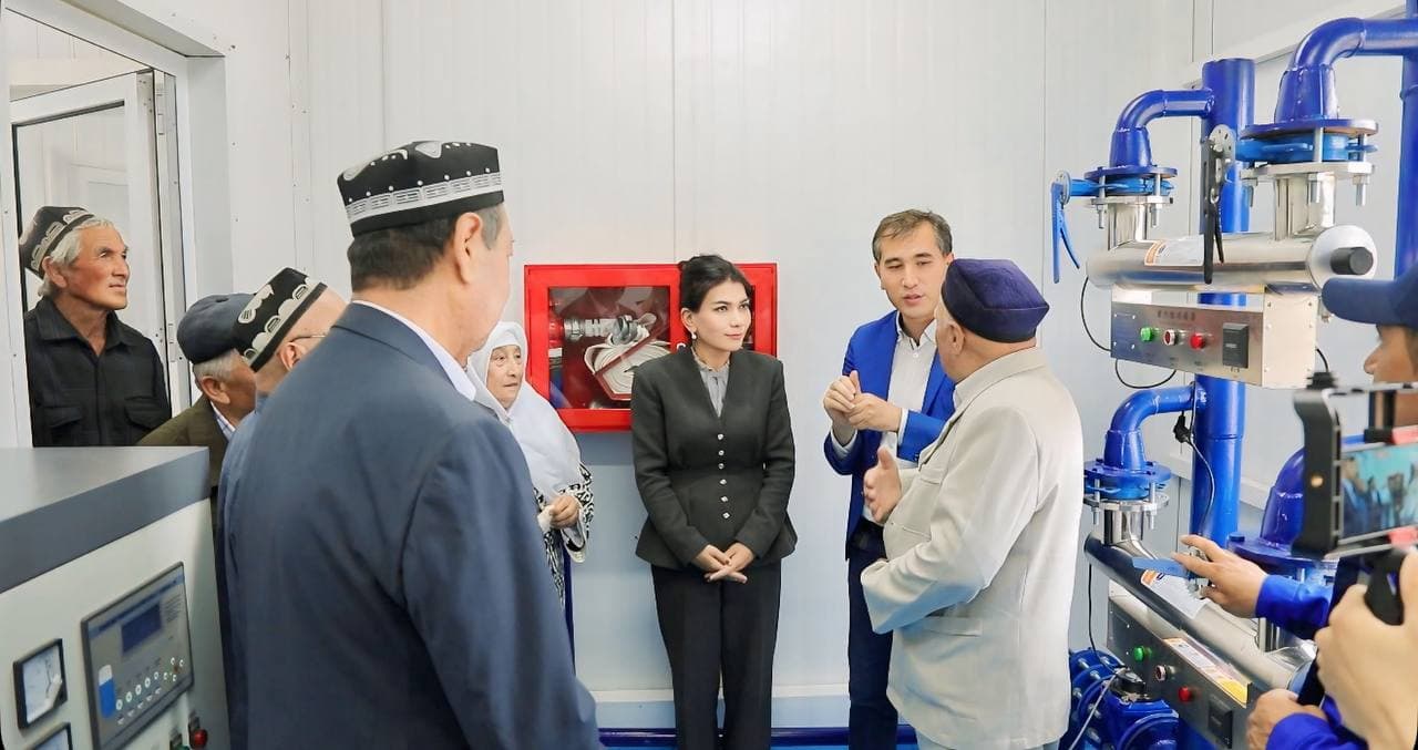 Ichimlik suvi ta’minoti obyektlarini foydalanishga topshirishga bag‘ishlangan tadbir davom etmoqda