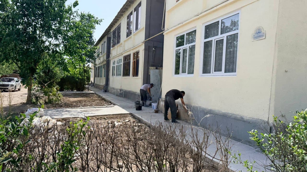 Yangiyer shahri go'zal maskanga aylanmoqda