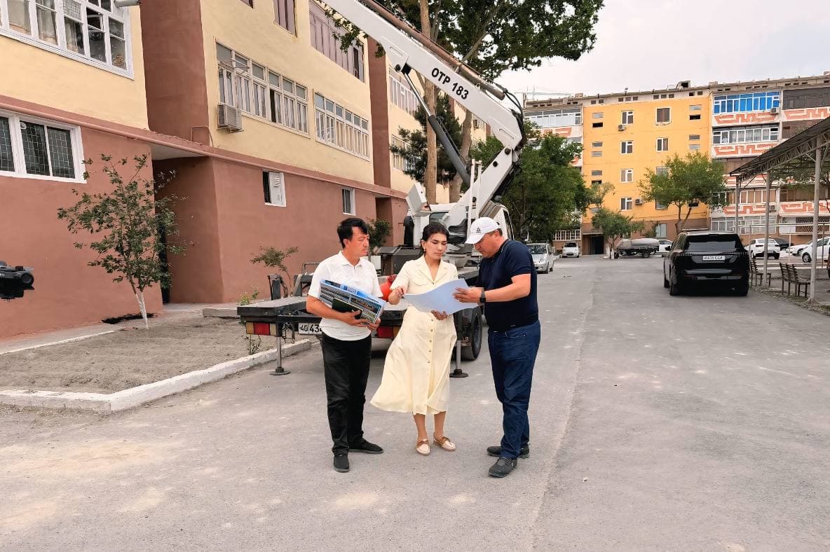 Vazir o‘rinbosari Ozoda Jo‘rayeva Qo‘qon shahri Muqimiy shaharchasida bo’lib turibdi