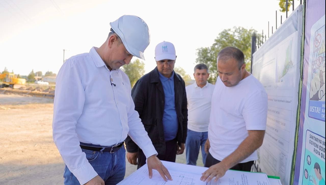 Bekobod tumanidagi eshkak eshish sport bazasi rekonstruksiya qilinmoqda