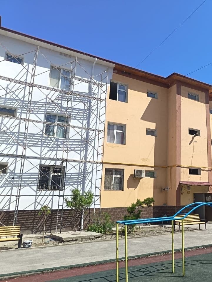 Uchko‘prik tumanida ko‘p qavatli uylar hududi obod va xavfsiz maskanga aylanmoqda