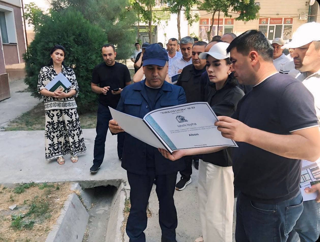 Jomboy tumanida ko‘p kvartirali uylar infratuzilmasini yaxshilash ishlari o‘rganildi