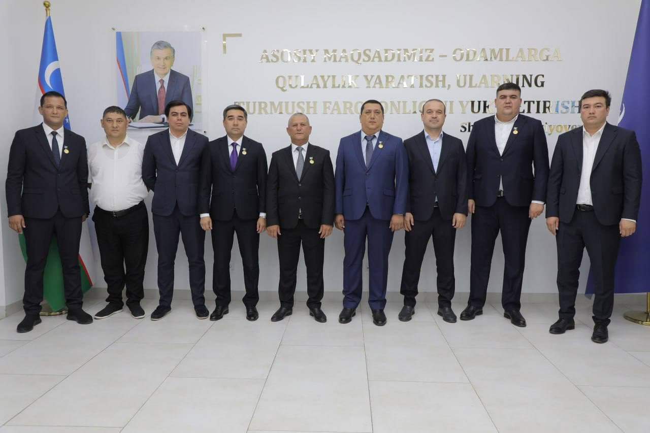 O‘zbekiston Respublikasi davlat mustaqilligining 35 yilligi munosabati bilan soha xodimlarini taqdirlash marosimi bo‘lib o‘tdi