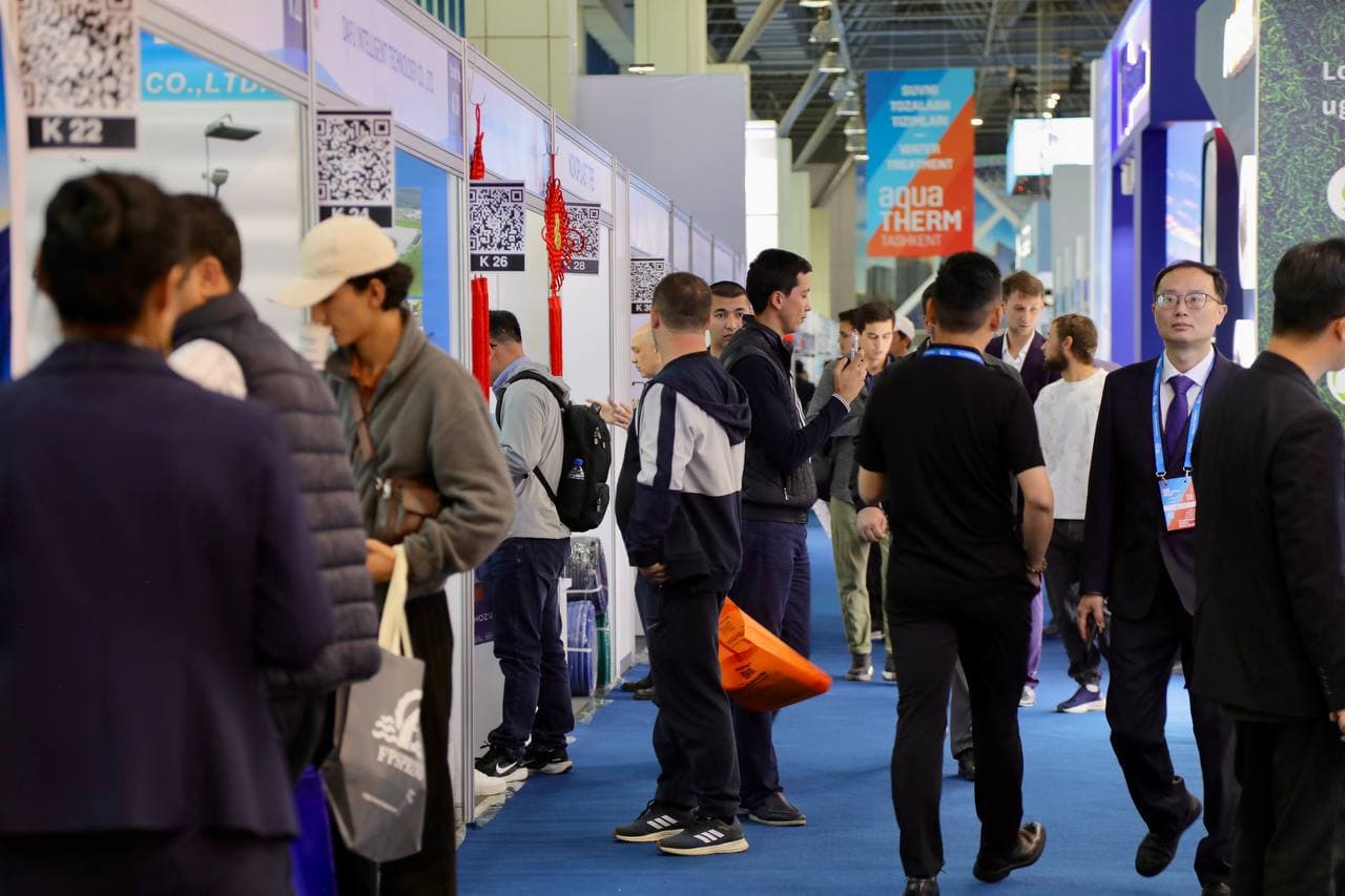 В "Узэкспоцентре" в Ташкенте проходит международная выставка "Aquatherm Tashkent 2026"