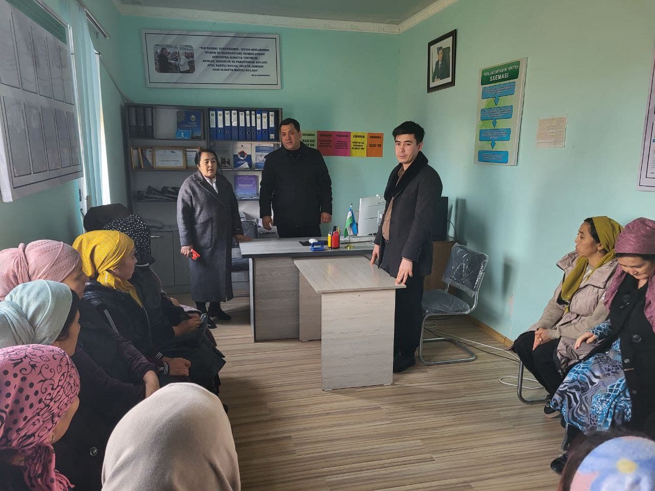 Fuqarolik ishlari bo‘yicha Zarbdor tumanlararo sudi raisi bilan uchrashuv bo‘lib o‘tdi