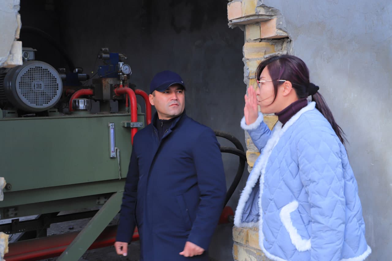 Zarbdorda yirik sanoat loyihasi amalga oshirilmoqda