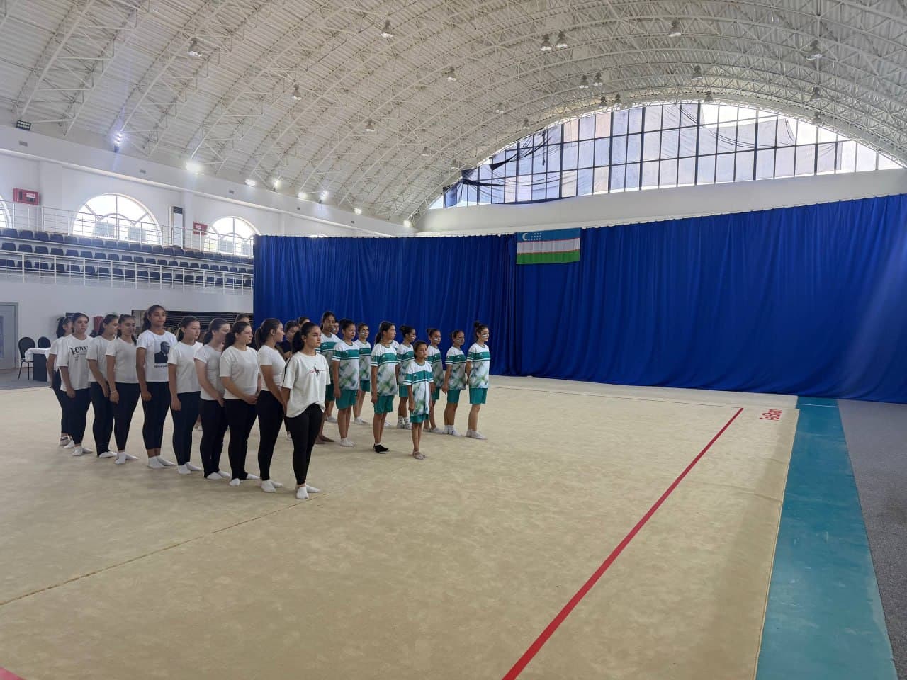 Gimnastrada: Viloyat bosqichida Zarbdor tumani jamoasi 1-oʻrinni qo'lga kiritdi