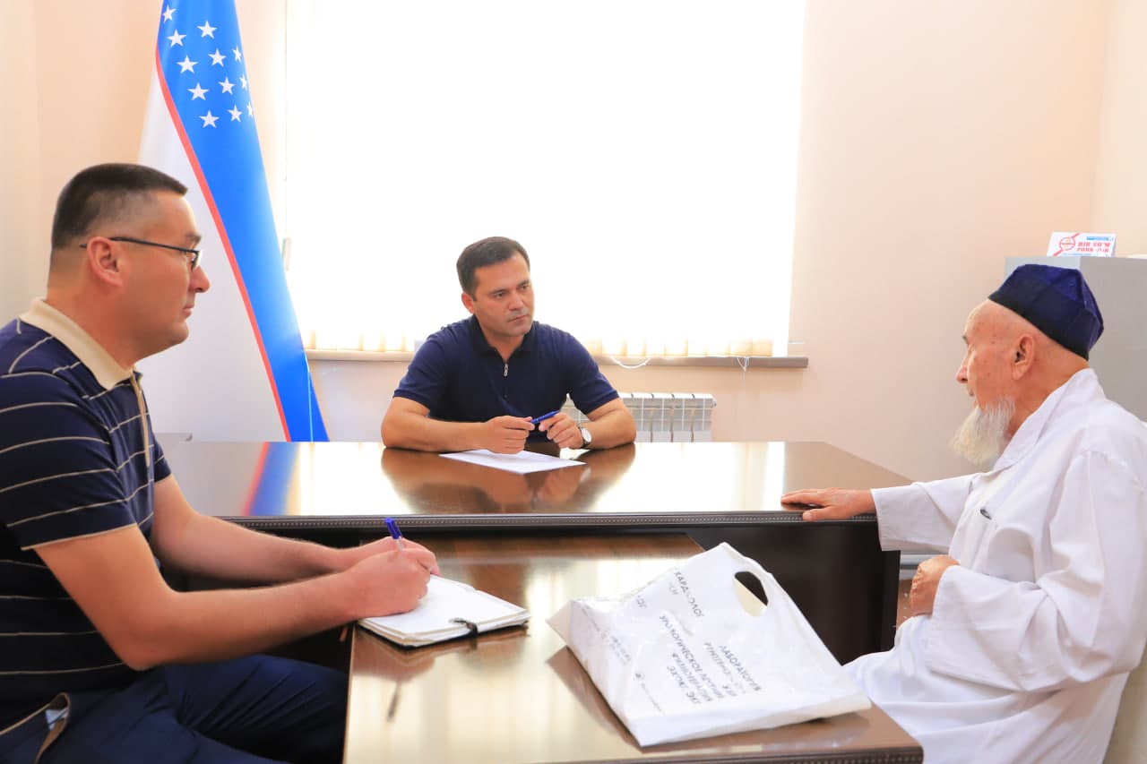 Zarbdorda navbatdagi fuqarolar qabuli o‘tkazildi