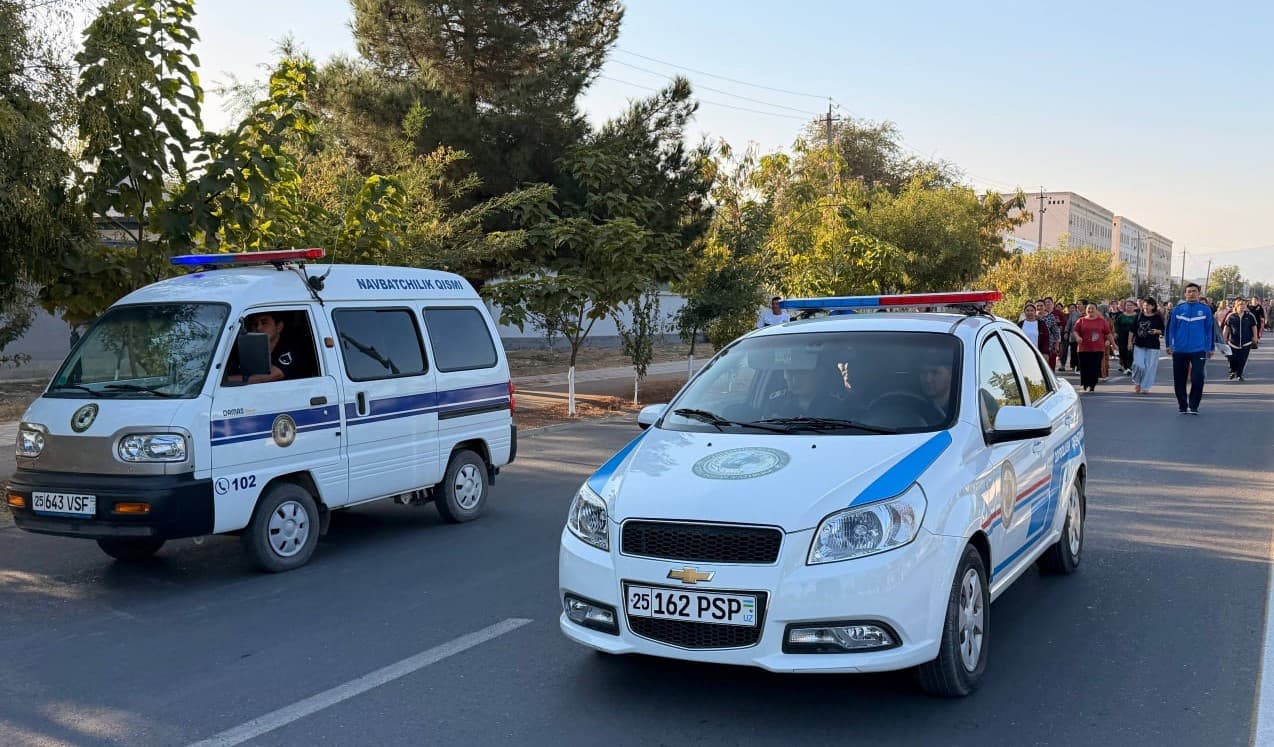 ZARBDORDA “10 000 QADAM” PIYODA YURISH MARAFONI O‘TKAZILDI