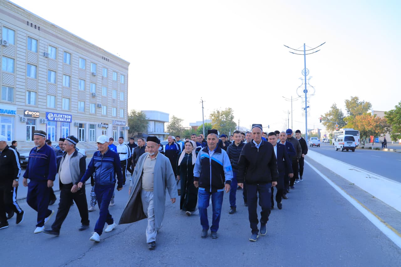 “SOG‘LOM HAYOT UCHUN 10 000 QADAM”