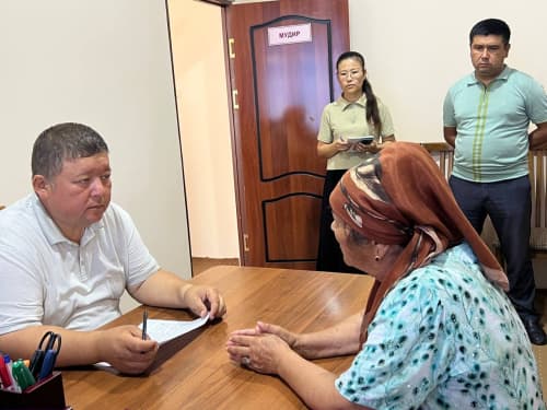 ZAFAROBOD TUMANIDA NAVBATDAGI QABUL BO‘LIB O‘TDI