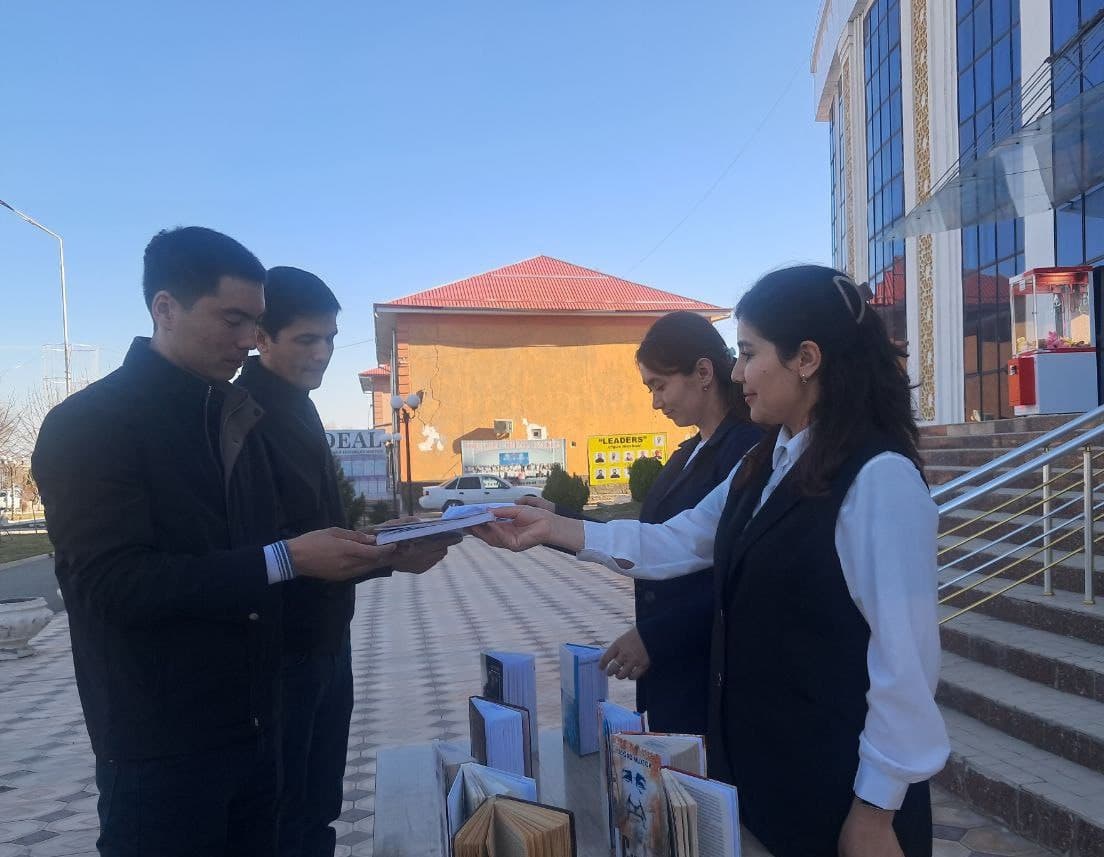 Zomin tumanida “Ochiq osmon ostida kutubxona” loyihasi doirasida ma’naviy-ma’rifiy tadbir o‘tkazildi