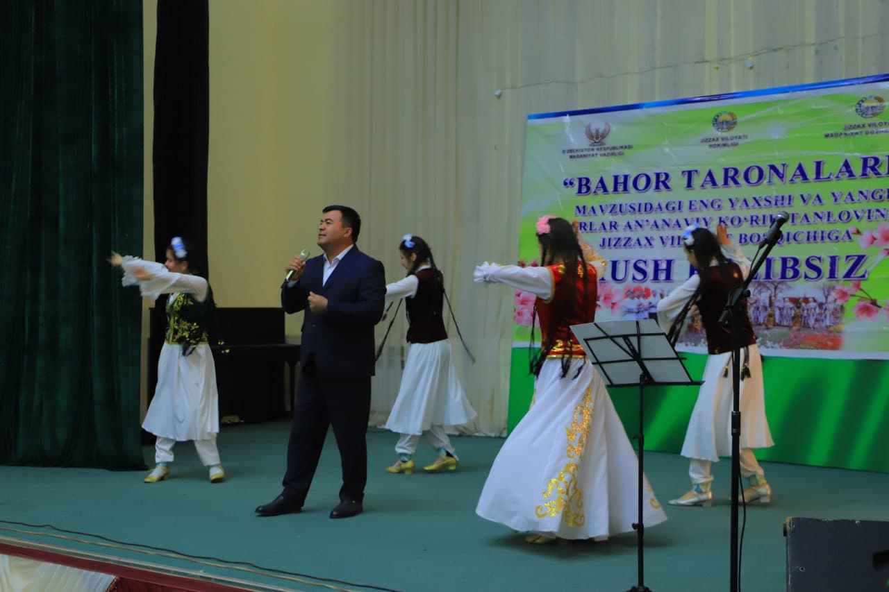 “Bahor taronalari” ko‘rik-tanlovining viloyat bosqichi o‘tkazildi