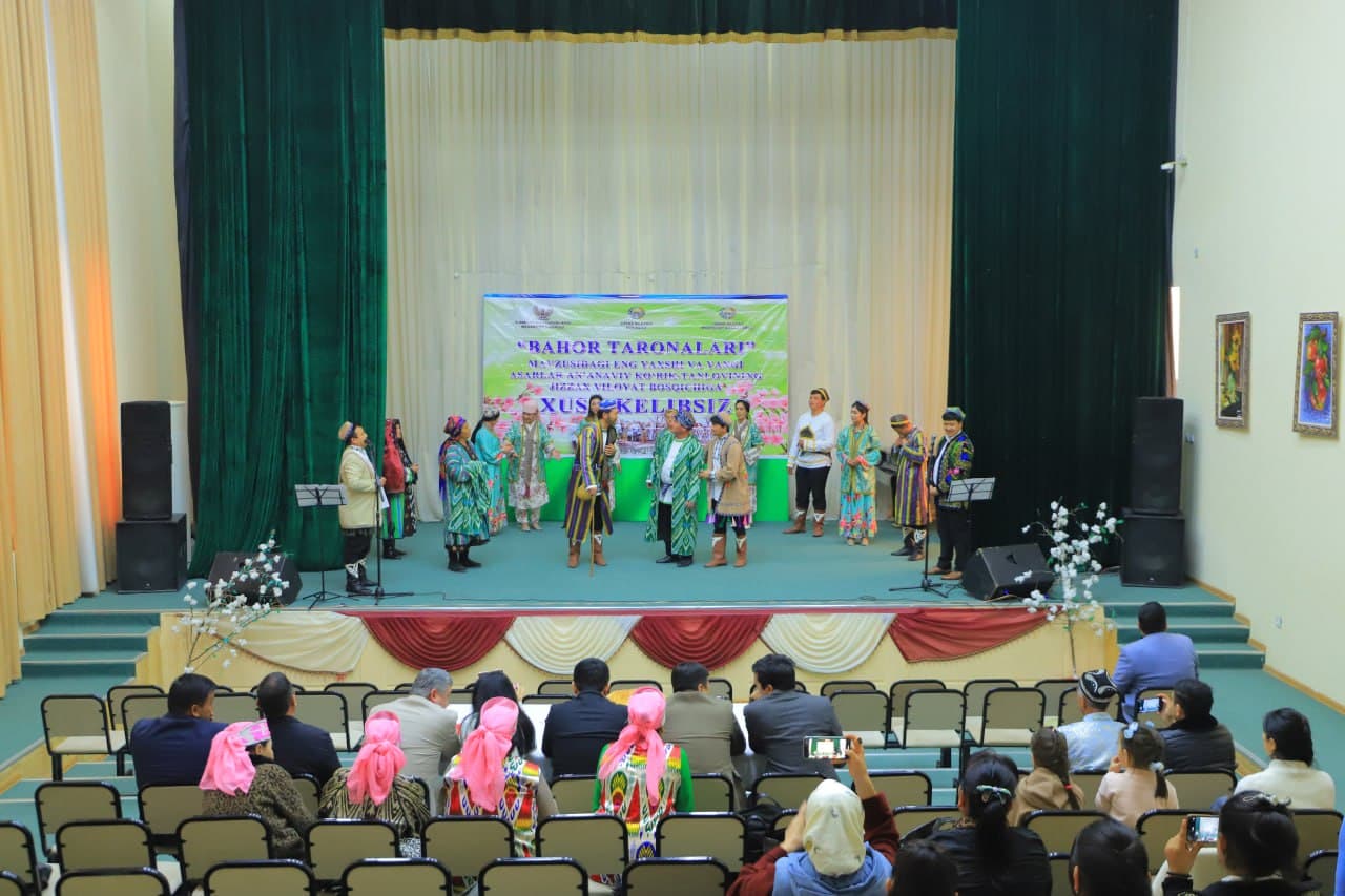 “Bahor taronalari” ko‘rik-tanlovining viloyat bosqichi o‘tkazildi