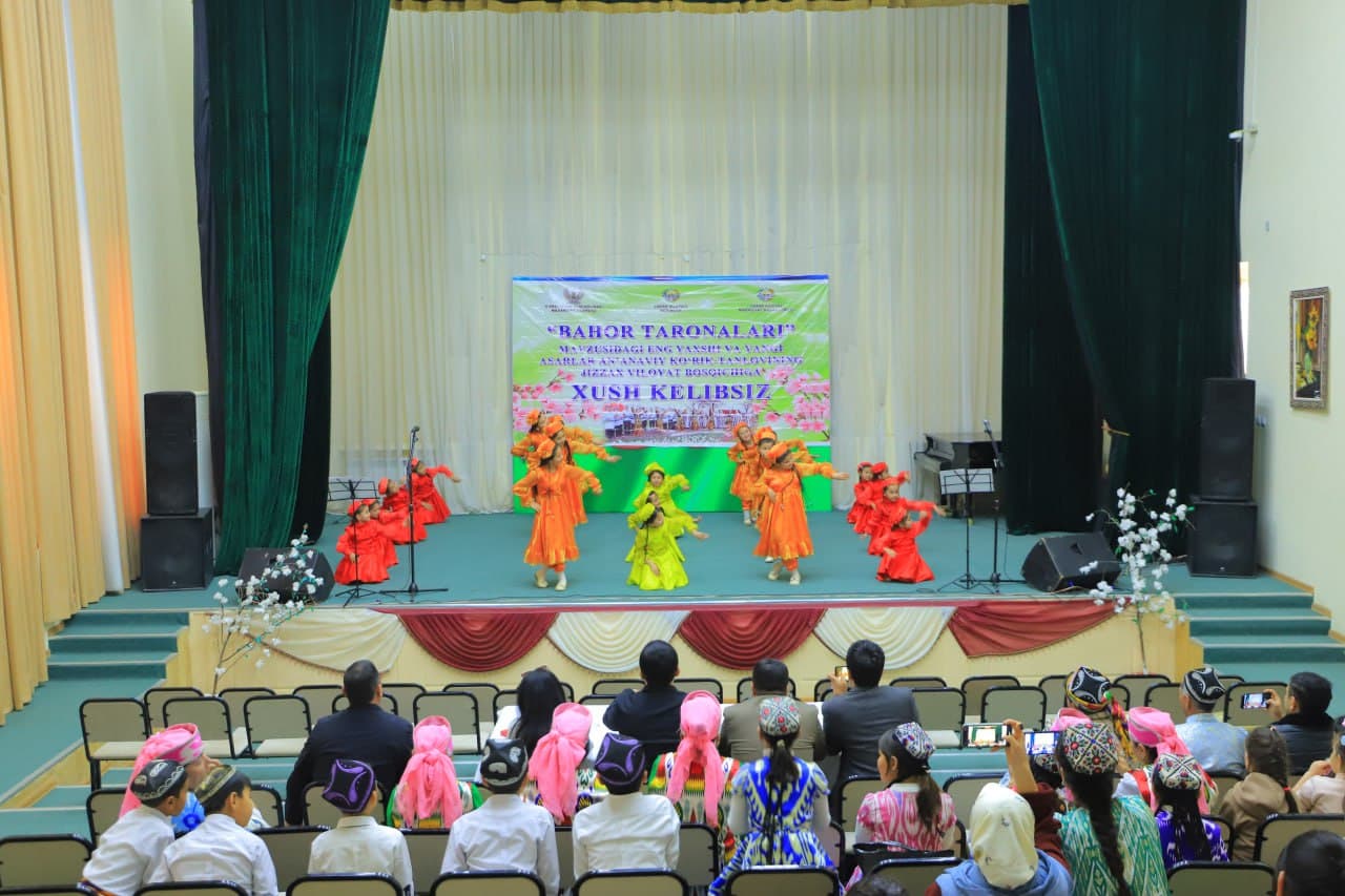 “Bahor taronalari” ko‘rik-tanlovining viloyat bosqichi o‘tkazildi