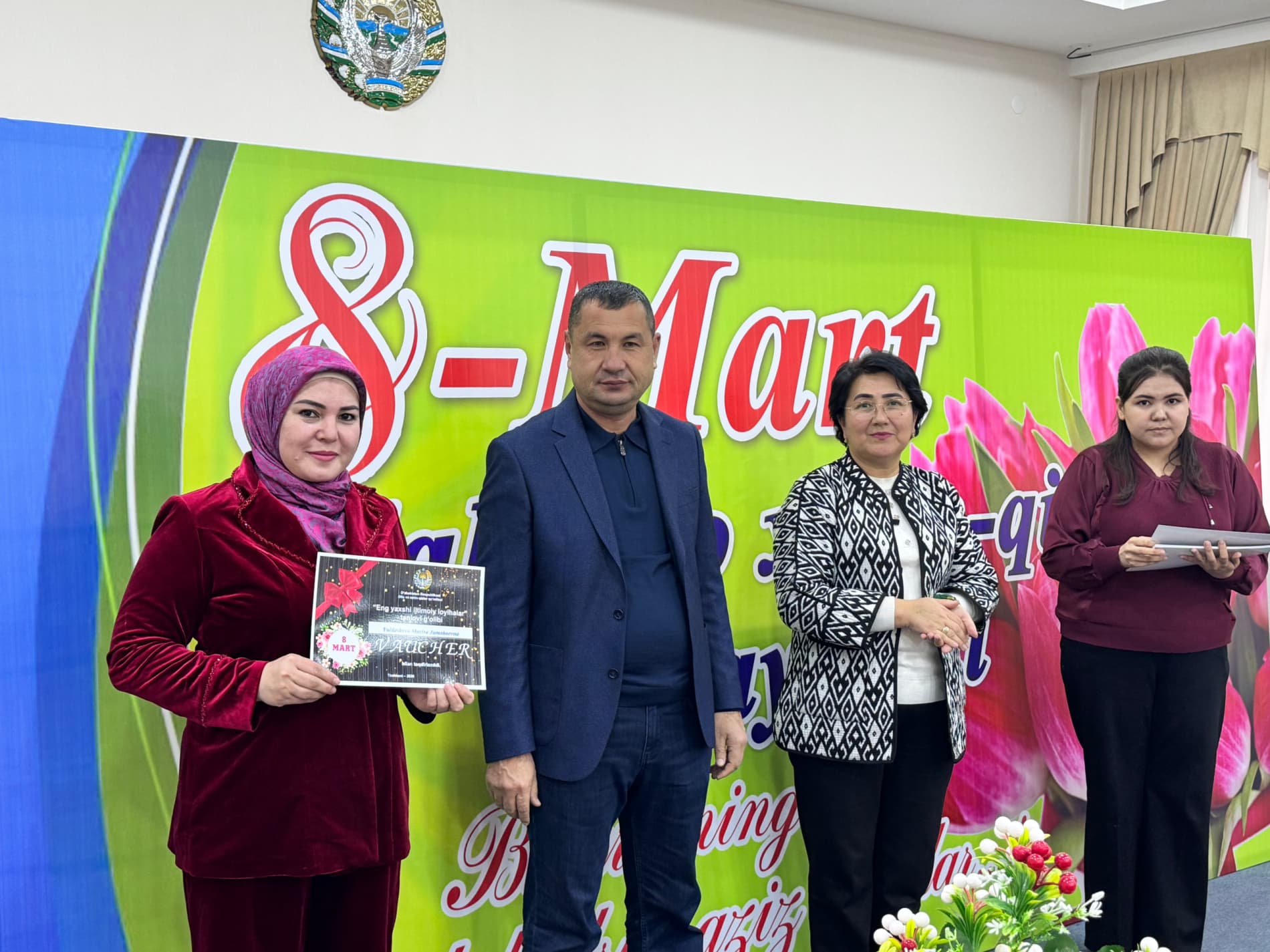 Zominda faol tadbirkor xotin-qizlar e’tirof etildi