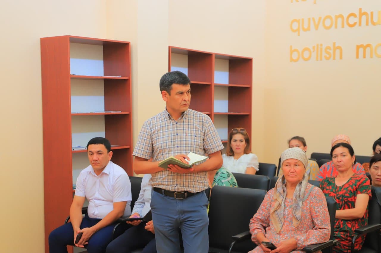 Zomin tumanida xotin-qizlar uchun seminar tashkil etildi