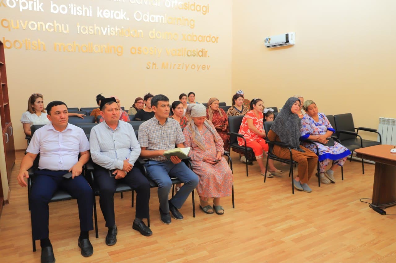 Zomin tumanida xotin-qizlar uchun seminar tashkil etildi