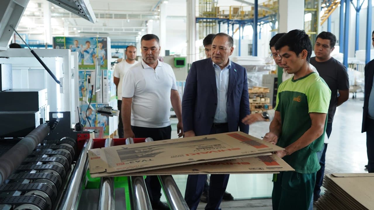 QOZOG‘ISTON RESPUBLIKASINING O‘ZBEKISTONDAGI FAVQULODDA VA MUXTOR ELCHISI ZOMIN TUMANIDAGI “ARTEL ELECTRONICS ZOMIN” MCHJ FAOLIYATI BILAN TANISHDI