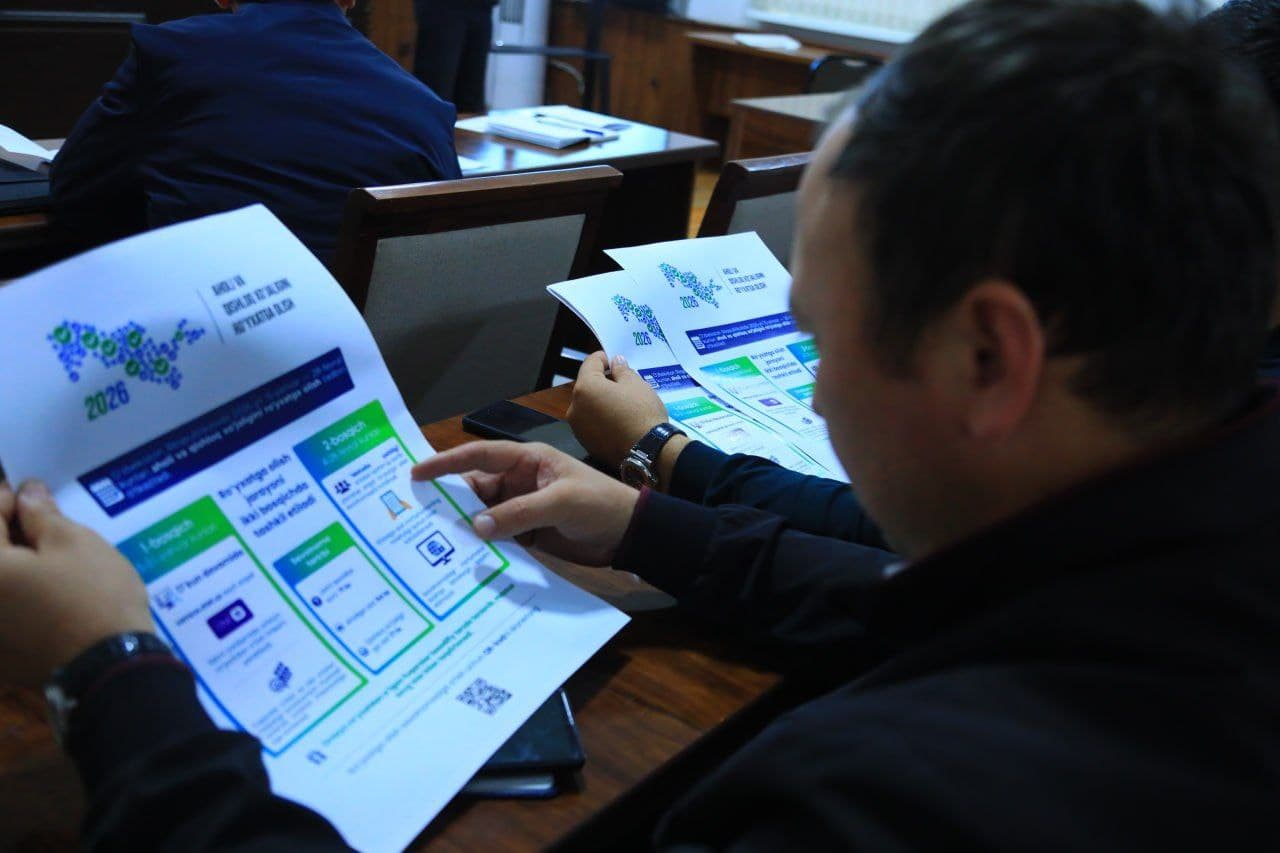 Aholi va qishloq xo‘jaligini ro‘yxatga olish – muhim ijtimoiy tadbir