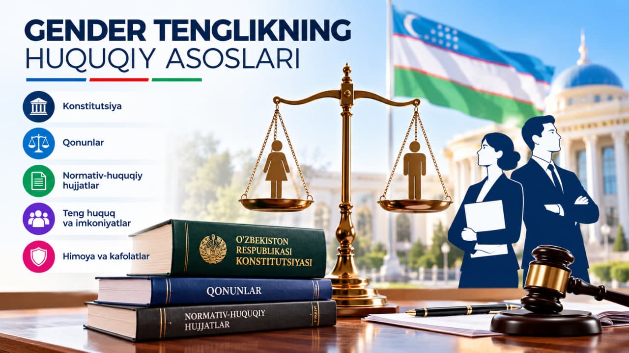 GENDER TENGLIKNING HUQUQIY ASOSLARI