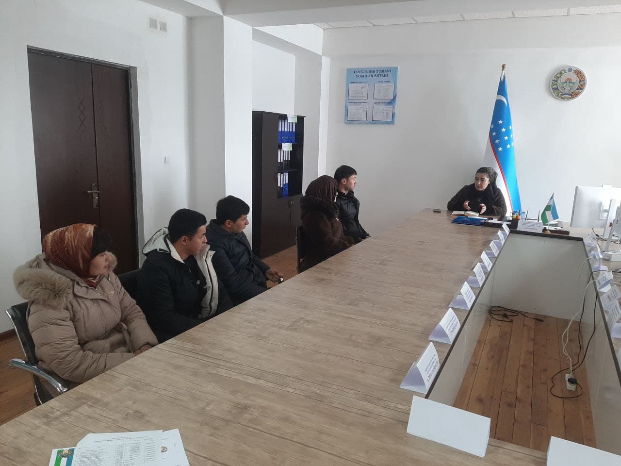 Tumanda yosh nikohlanuvchilar bilan uchrashuv bo‘lib o‘tdi