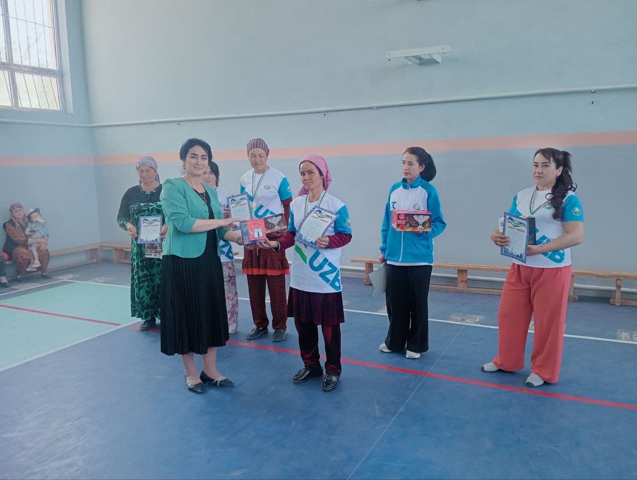 Sarmich MFYda “Ayollar sport olimpiadasi” o‘tkazildi