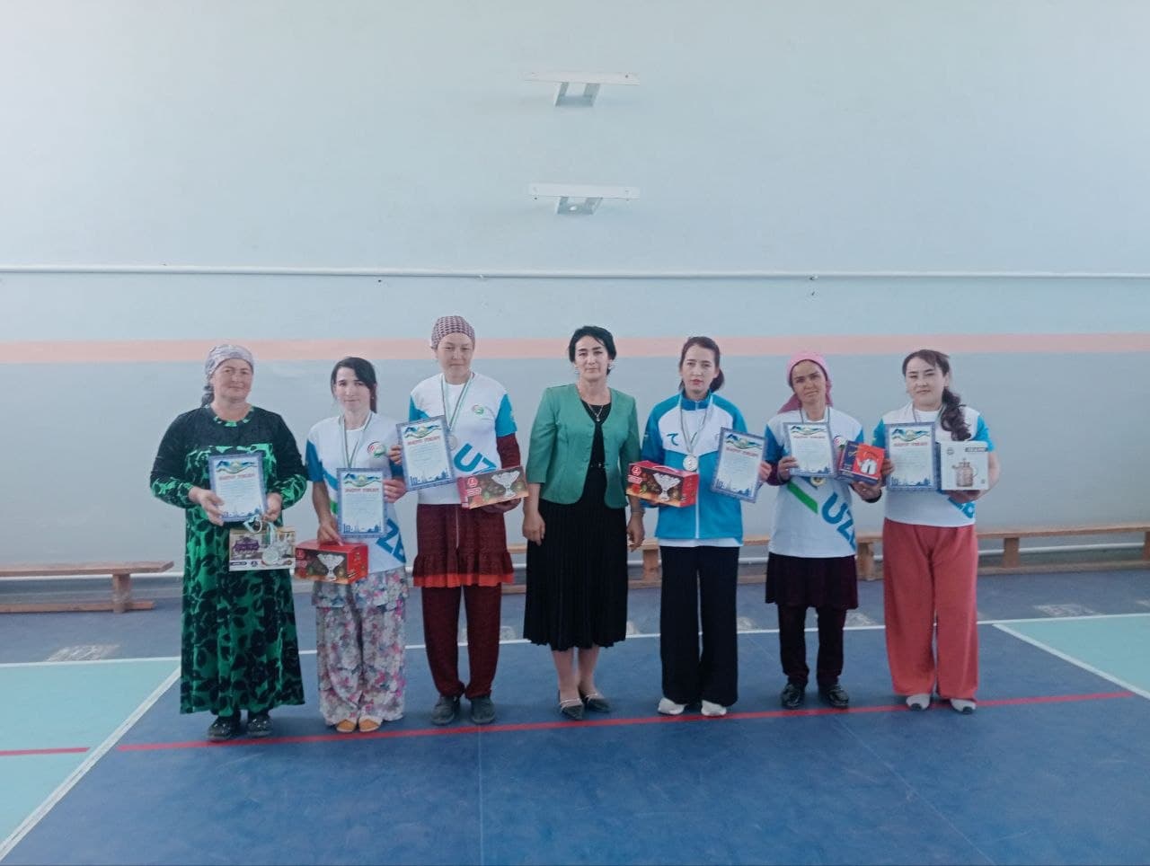 Sarmich MFYda “Ayollar sport olimpiadasi” o‘tkazildi