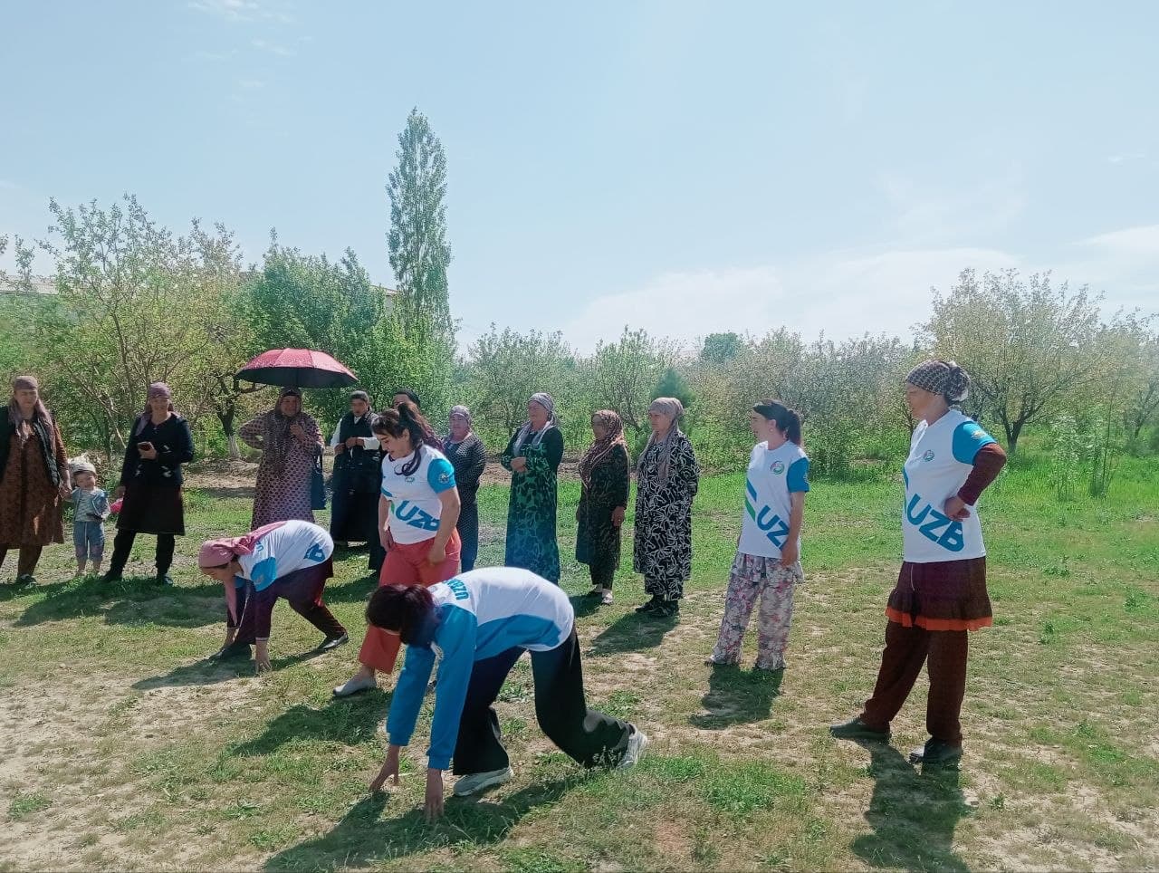 Sarmich MFYda “Ayollar sport olimpiadasi” o‘tkazildi