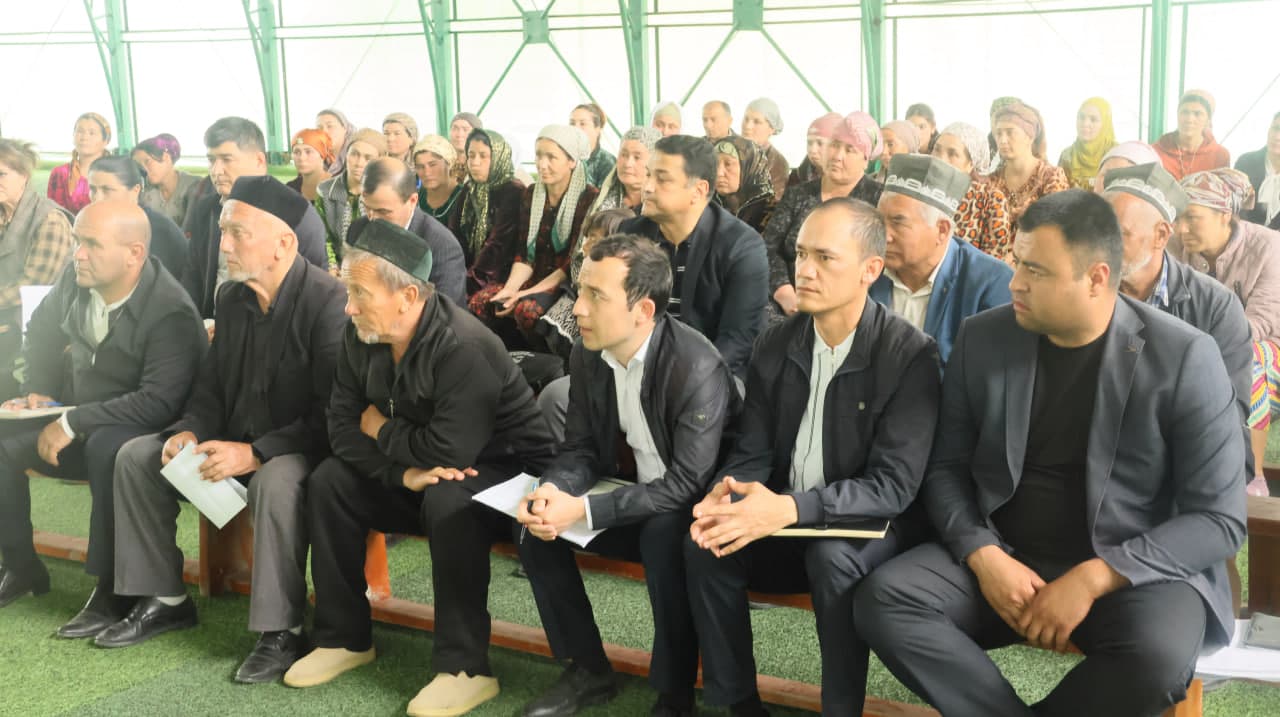 Mahalla aholisi bilan ochiq muloqot o‘tkazildi