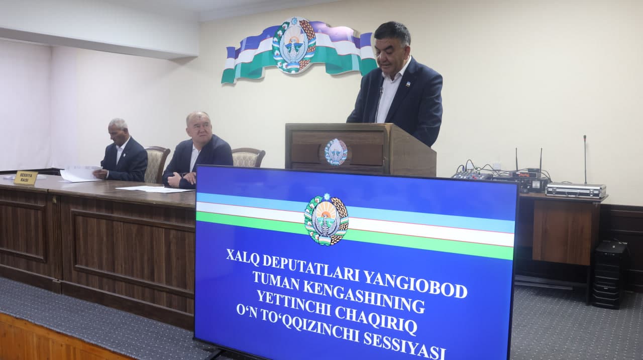Xalq deputatlari Yangiobod tumani Kengashining navbatdagi sessiyasi bo‘lib o‘tdi