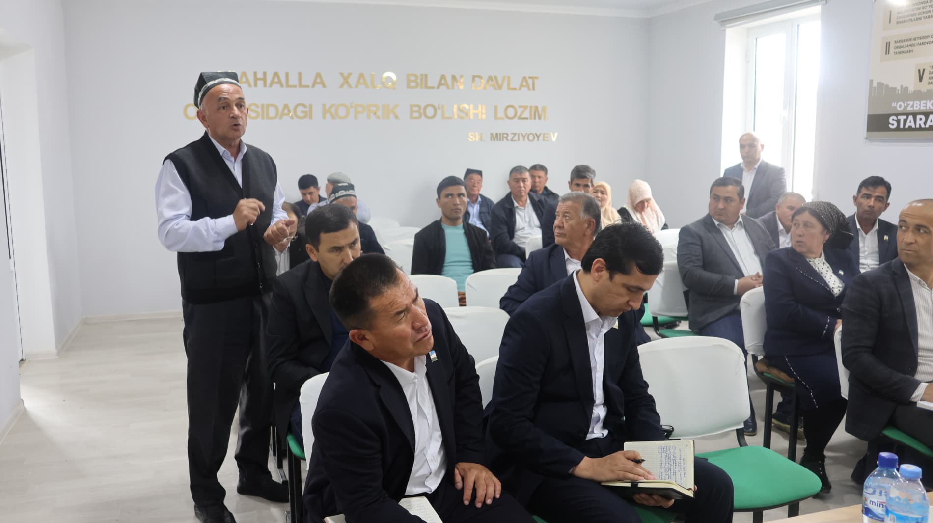 Xalq deputatlari viloyat Kengashi deputatlari aholi murojaatlari yuzasidan Yangiobod tumanida o‘rganish ishlarini olib bordi