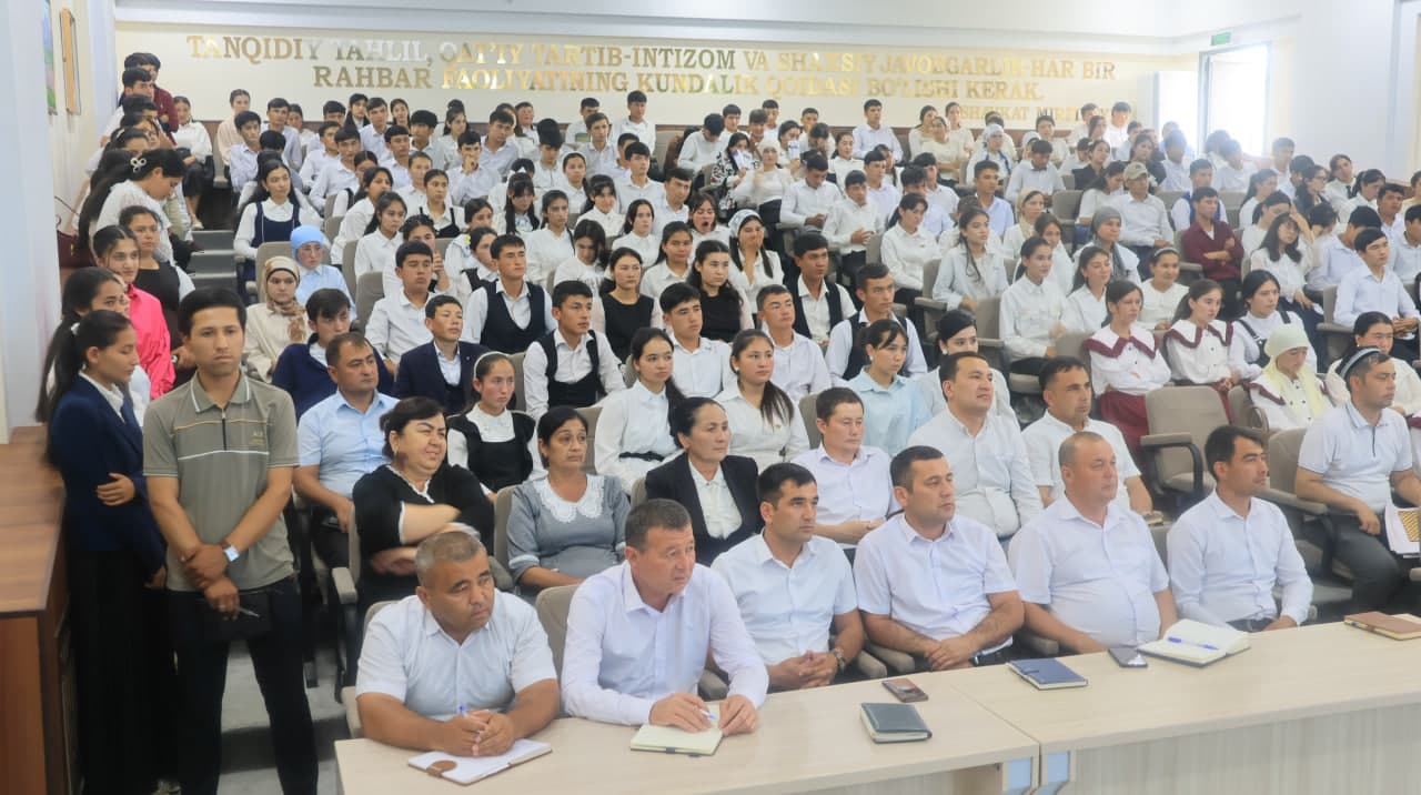 Yoshlar oyligi doirasida targ‘ibot uchrashuvi o‘tkazildi