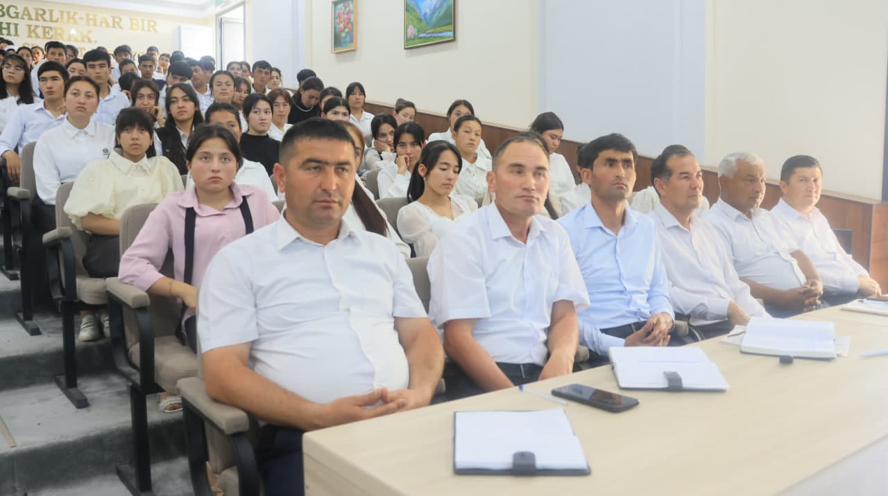 Yoshlar oyligi doirasida targ‘ibot uchrashuvi o‘tkazildi