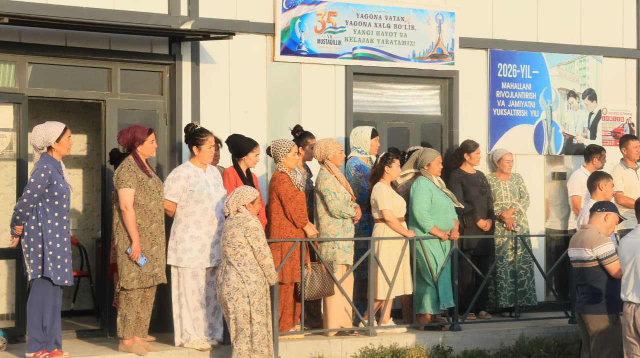 Tuman hokimi Xavotog‘ QFY aholisi bilan uchrashdi