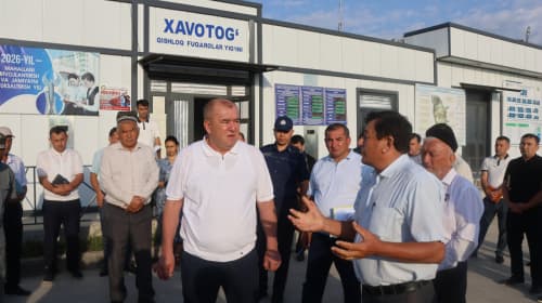 Tuman hokimi Xavotog‘ QFY aholisi bilan uchrashdi