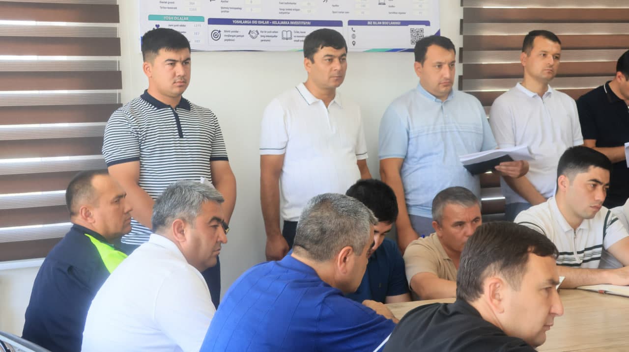 Avgust oyi uchun ustuvor vazifalar muhokama qilindi