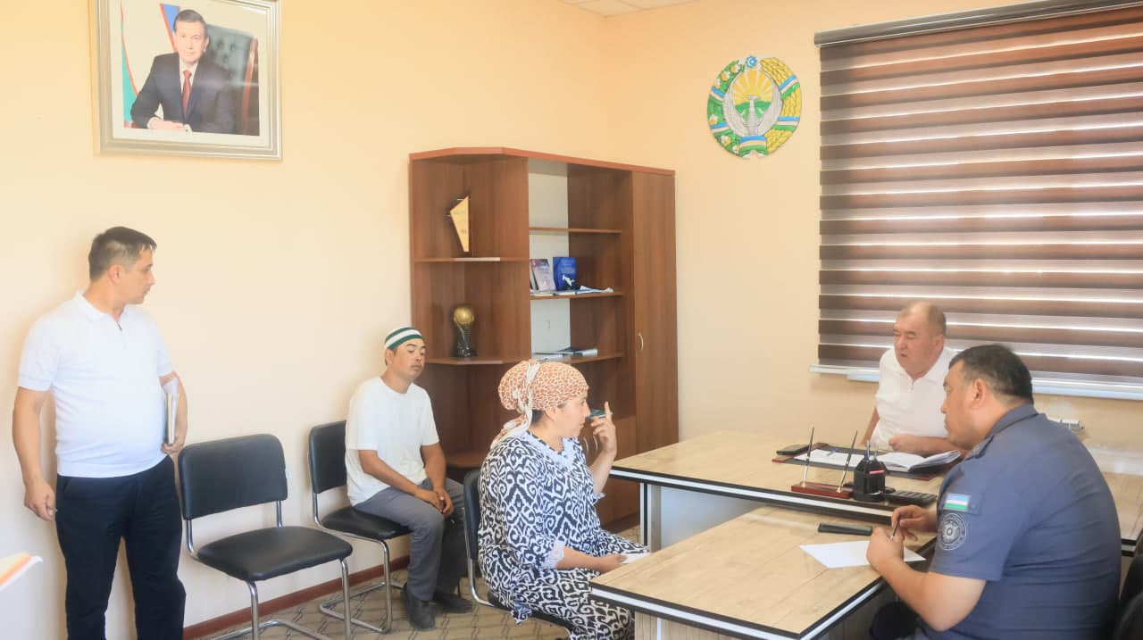 YANGIOBOD TUMANI HOKIMINING NAVBATDAGI SHAXSIY QABULI O‘TKAZILDI